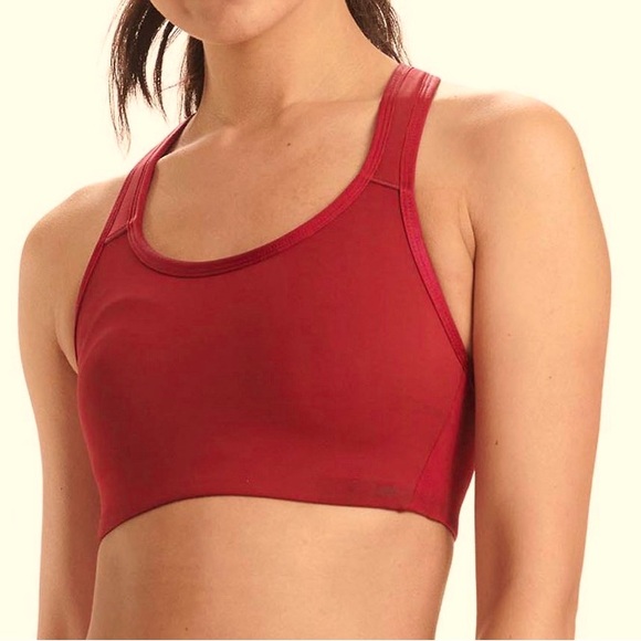 New Spaulding Women’s Red Plum Sports Bra Size Small NWT - Picture 1 of 11